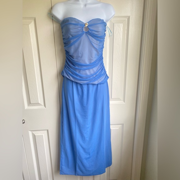 New Reformation Knit Strapless Myra Top and Iris Skirt two pieces set - Picture 5 of 12